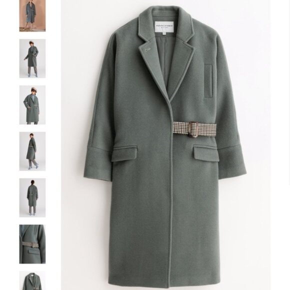 Carmen Wool Coat Oversized XXS in Dusk Color NWTs by Petite Studio - Picture 5 of 13